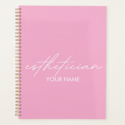 Esthetician Notebook - Personalized Gift Planner (Voorkant)