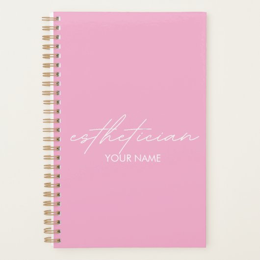 Esthetician Notebook - Personalized Gift Planner (Devant)