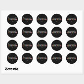 Estheticien Cosmetoloog Ronde Sticker (Vel)