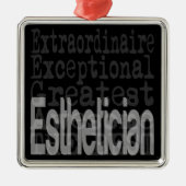 Estheticien Extraordinaire Metaal Ornament (Voorkant)