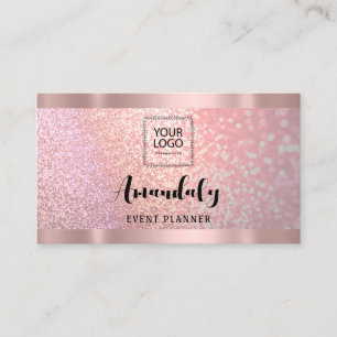 estheticien Lash Nails Hair QR CodeLogo Roos Roze Visitekaartje