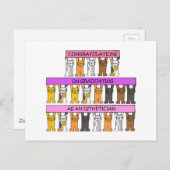 Estheticus Afstuderen Gefeliciteerd Briefkaart (Voorkant / Achterkant)