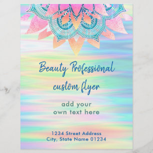 estheticus schoonheidsspecialist flyer