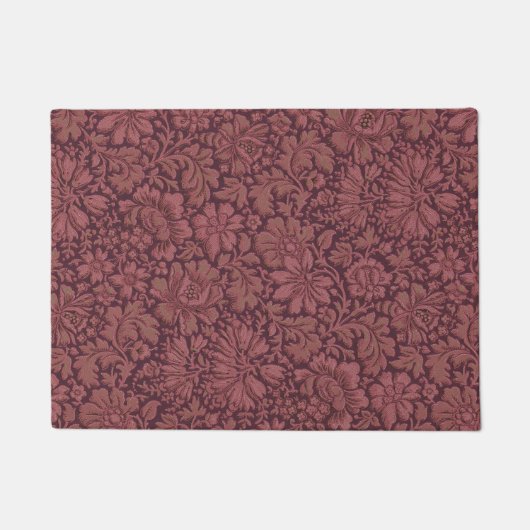 esthetiek over bloemenprint deurmat (Voorkant)