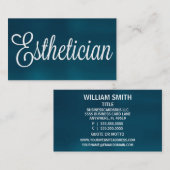 Esthétique Carte de visite brossé (Devant / Derrière)