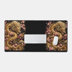 Esthétique Dragon Doré & Fleur de Sakura Gaming D