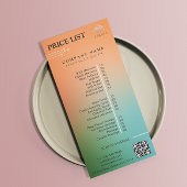 Esthétique Holographique Gradient Prix Menu