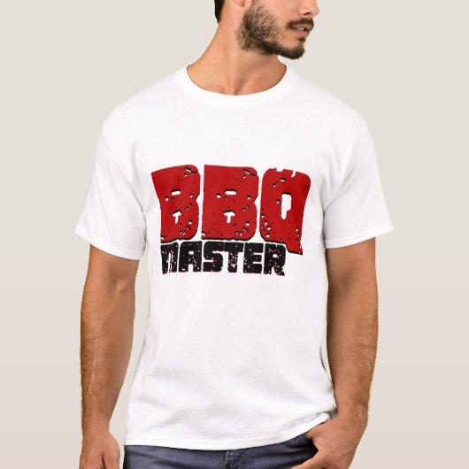 Esthetisch BBQ Master Design voor Grill Masters T-shirt (Voorkant)