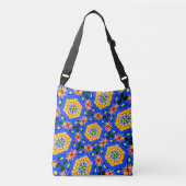 esthetisch bloemmotief crossbody tas (Voorkant)