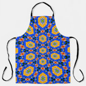 esthetisch bloemmotief schort (Voorkant)