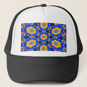 esthetisch bloemmotief trucker pet
