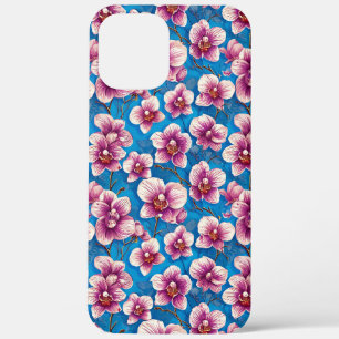 Esthetisch botanisch orchidee ontwerp voor vrouwen iPhone 12 pro max hoesje