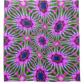 Esthetisch daisy-patroon douchegordijn (Voorkant)