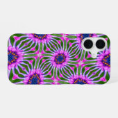 Esthetisch daisy-patroon iPhone 16 hoesje (Achterkant horizontaal)