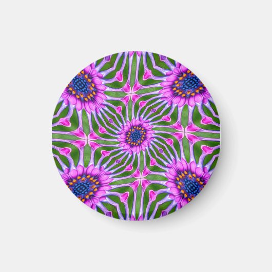 Esthetisch daisy-patroon magneet (Voorkant)