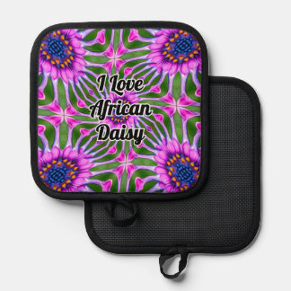 Esthetisch daisy-patroon pannenlap