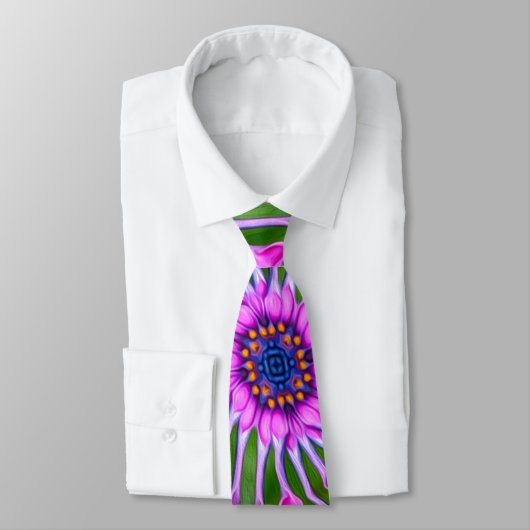 Esthetisch daisy-patroon stropdas (Gebonden)
