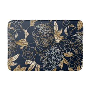 Esthetisch Floral naadloos patroon Badmat