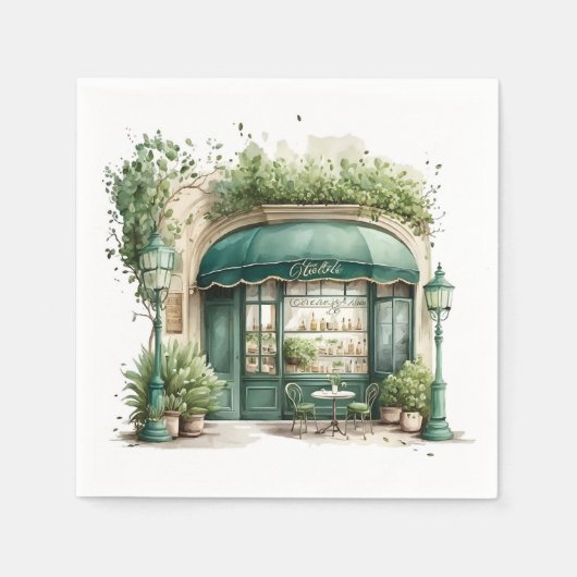 Esthetisch Frans Café, , Servet (Voorkant)