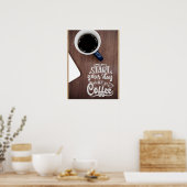 Esthetisch koffie Poster (Keuken)