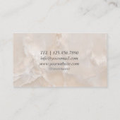  esthetisch minimalistisch visitekaartje (Achterkant)