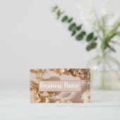 Esthetisch neutraal bloemig Visitekaartje (Staand voorkant)