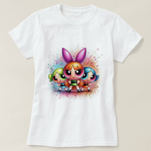 Esthetisch Powerpuff Girls Geïnspireerd Cartoon T- T-shirt