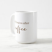 Esthetisch schattig koffiemok (Voorkant links)