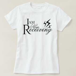 Esthetisch script Ik ontvang nu bevestiging T-shirt