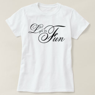 esthetisch script Leven Is Leuk coole bevestiging T-shirt