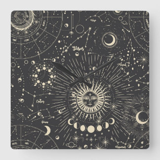 esthetisch vierkante klok