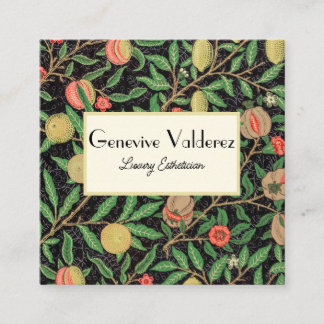 Esthetisch Visitekaartje, Haarstylist, Kapper Vierkante Visitekaartje