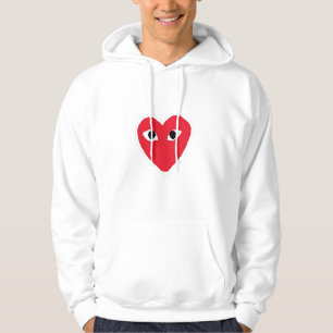 Esthetisch Y2K rood hart Hoodie