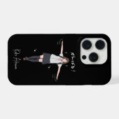 Esthetische anime uniform meisje  iPhone hoesje (Achterkant horizontaal)