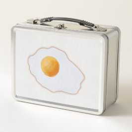 Esthetische Aquarel Gebakken Ei Minimalistische Ku