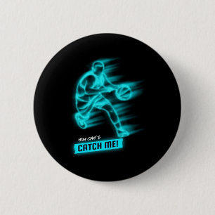 Esthetische Basketbal Dunk Srt Motivatie Ronde Button 5,7 Cm