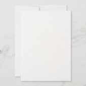 Esthetische blauwe bloemetuin bruiloft save the date (Achterkant)