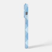 Esthetische blauwe telefoonhoes iPhone hoesje (Linkerkant)