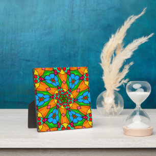 Esthetische bloemen patroon fotoplaat