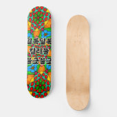Esthetische bloemen patroon skateboard (Voorkant)