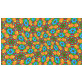 Esthetische bloemen patroon tafelkleed (Voorkant (Horizontaal))