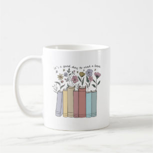 Esthetische bloemenboeken Het is een goede dag om Koffiemok