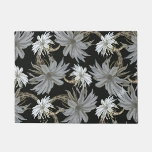 Esthetische bloemenpracht deurmat