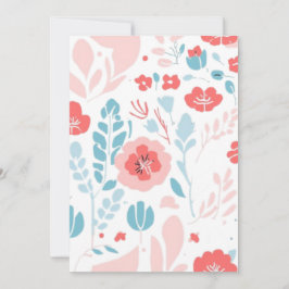 Esthetische bloemkunst kaart