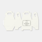 Esthetische boog vrijgezellenfeest welkomstgeschen bedankdoosjes (Uitgevouwen)