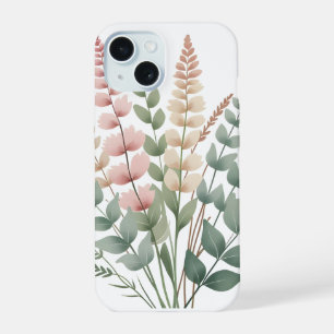 Esthetische Botanische Varens Bloemmotief Hoesje iPhone 15 Hoesje