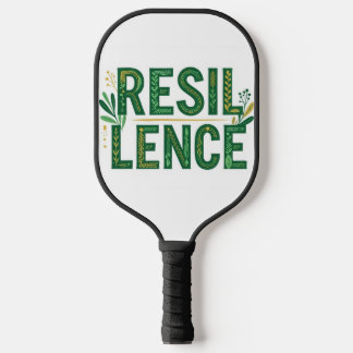 Esthetische Botanische Weerbaarheid Quote Pickleba Pickleball Paddle