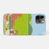 Esthetische Cat Picnic Schattige Modern Case-Mate iPhone Case (Achterkant (horizontaal))