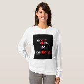 ESTHETISCHE CITATEN ONTWERP T-SHIRT (Voorkant volledig)