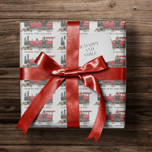 Esthetische conducteur van de Crazy Train Cadeaupapier